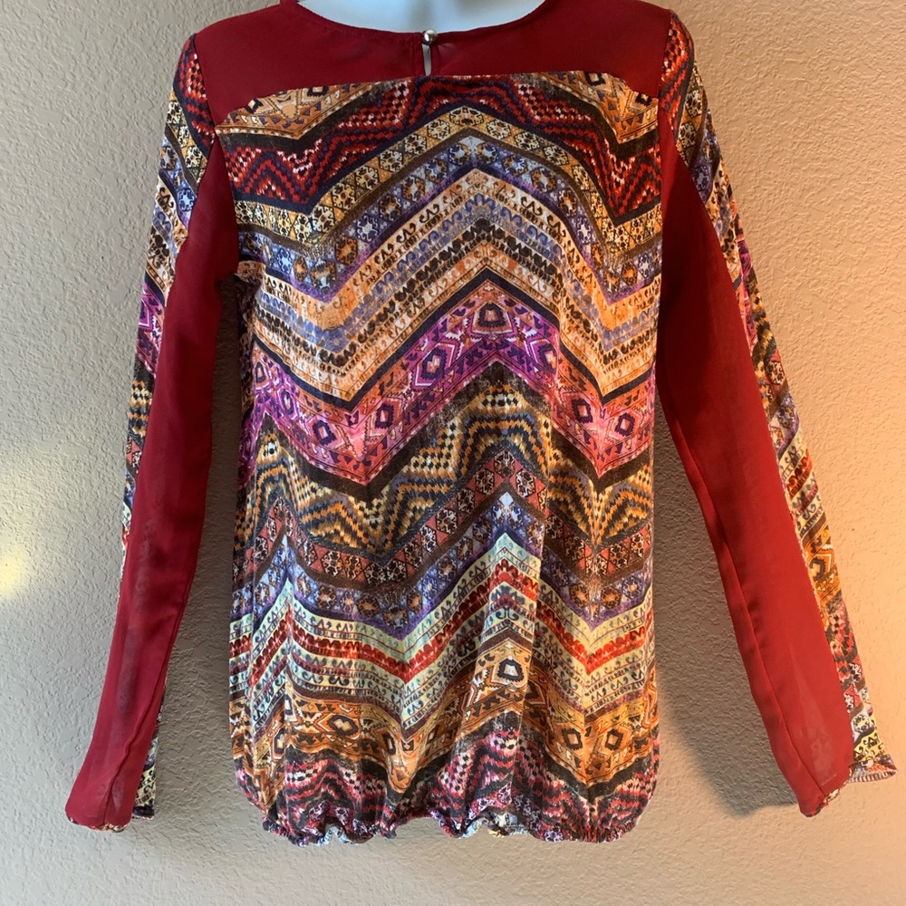 Boho hippie chi blouse
